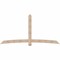 Ekena Millwork Bellingham Smooth Timber Gable Bracket, Douglas Fir, 108"W x 54"H x 3 1/2"D x 5 1/2"F, 12/12 Pitch GBW108X54X0406BEL00SDF - alternate 1